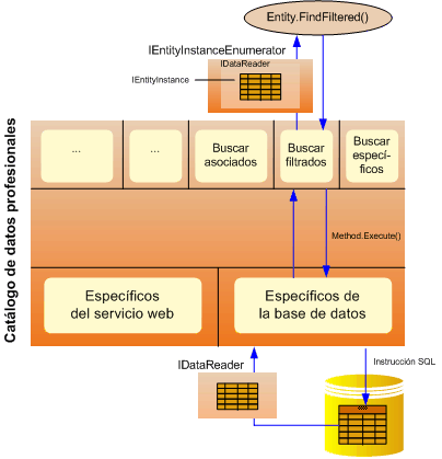 Modelo de objetos de tiempo de ejecución del Catálogo de datos profesionales