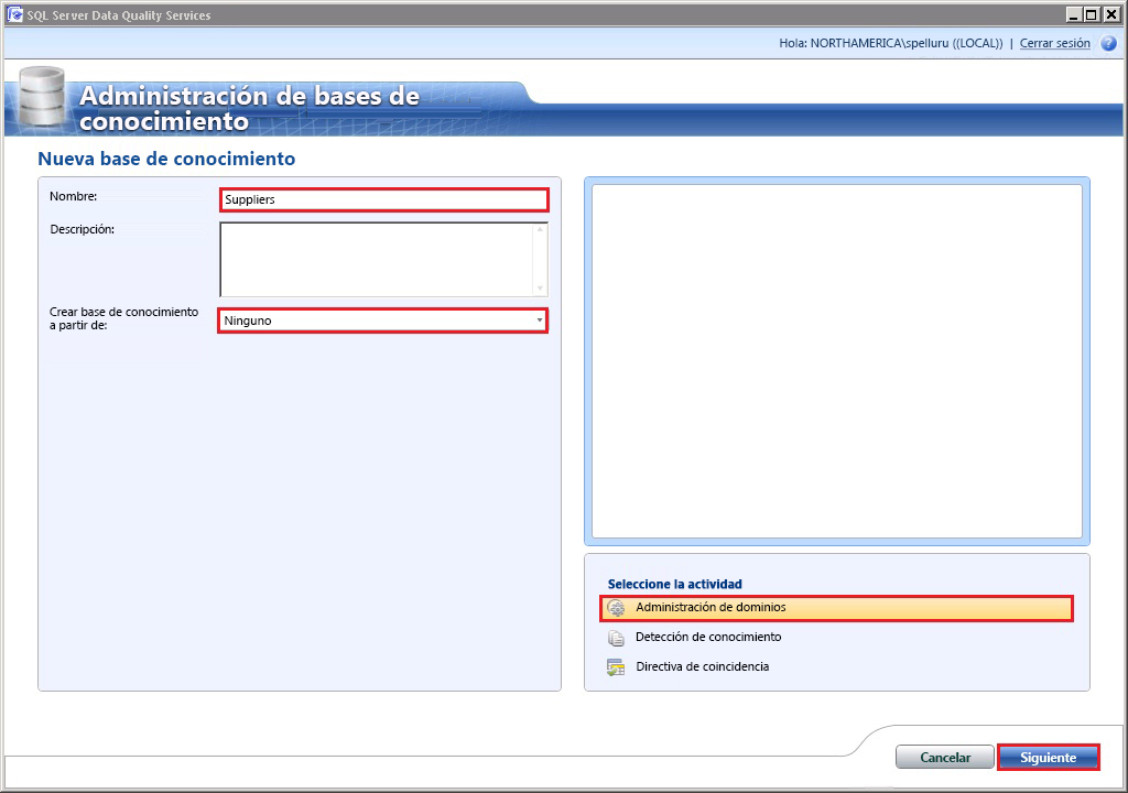 Nueva Knowledge Base - Administración de dominios