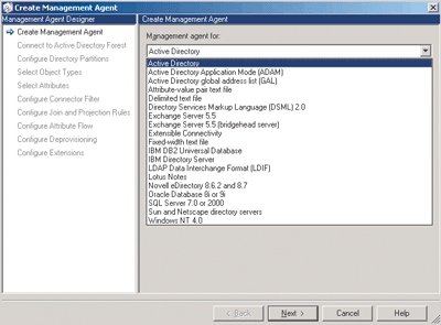 Figure C Configure Directory Partitions