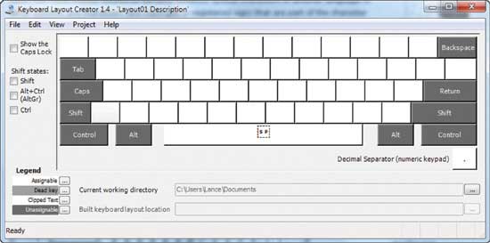 The Microsoft Keyboard Layout Creator will show you which keys you can and cannot change