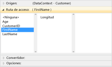 Generador de enlaces de datos para una sola instancia