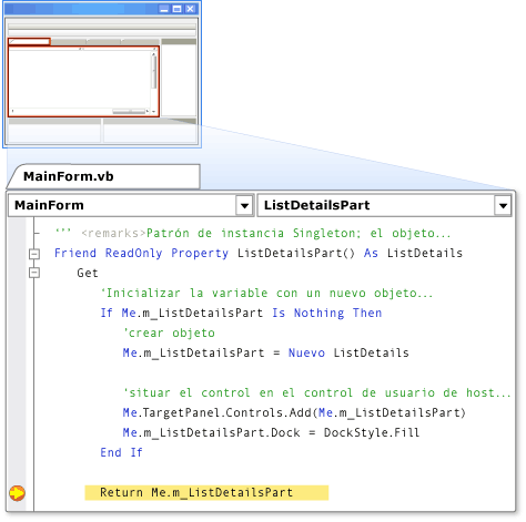 Ejemplo de punto de interrupción de depuración en Visual Basic