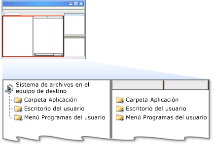 Editor del sistema de archivos de Windows Installer