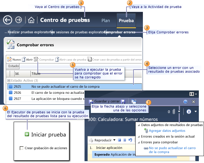 Cómo comprobar un error