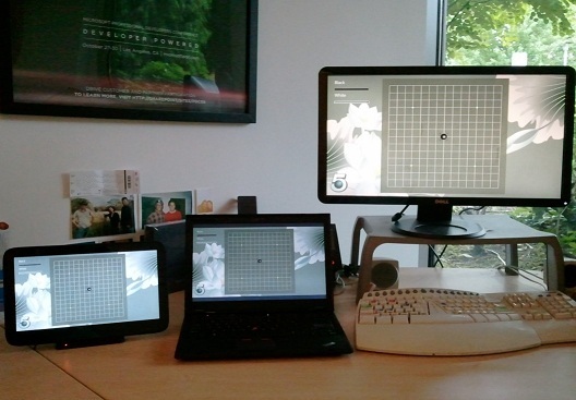 Diseños fijos en diferentes tamaños de pantallas