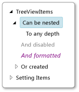 TreeView control