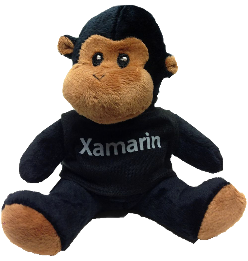 Imagen de mono de peluche de Xamarin