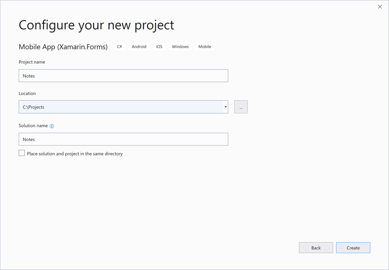 Configuración de la aplicación de Shell