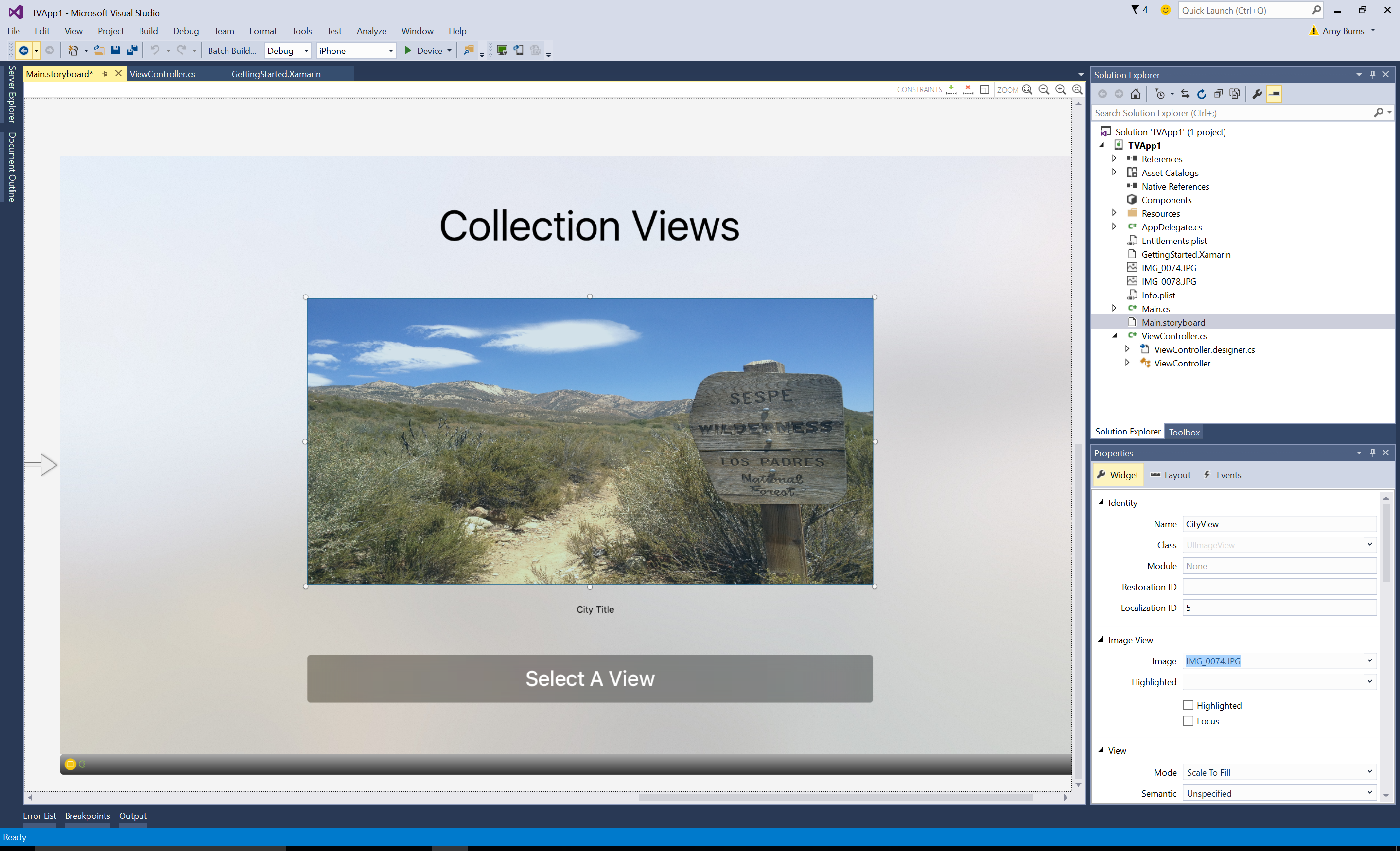 Explorador de propiedades