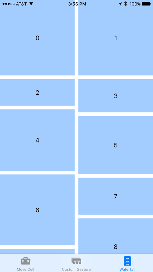 La vista de colección tendrá ahora un aspecto similar al siguiente