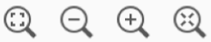 The zoom controls in the bottom toolbar