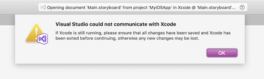 cant communicate err