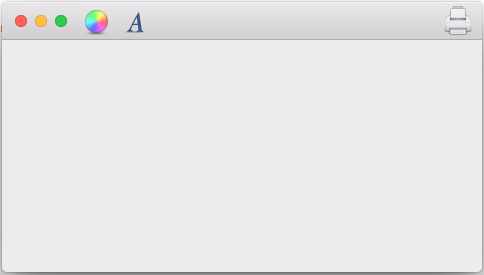 Una barra de herramientas de Mac simplificada