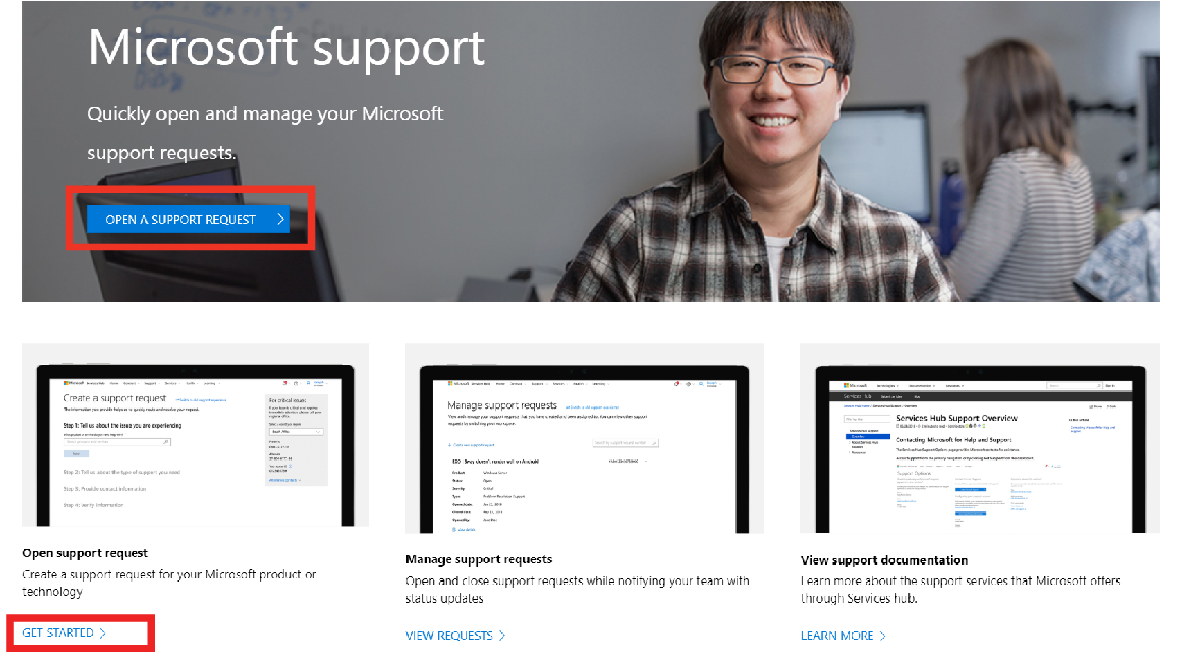Contactar con el soporte técnico unificado | Microsoft Learn