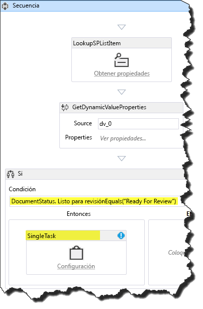 Crear una cláusula If/Then para desencadenar una tarea
