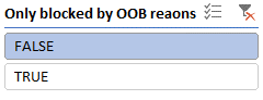 filtro de segmentación bloqueado por OOB = falso