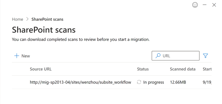 Ver la lista de exámenes.