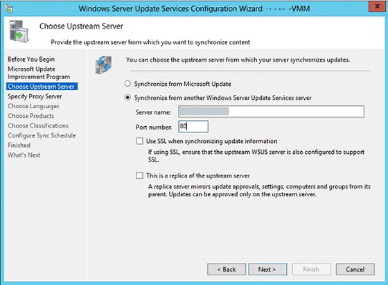 Configurar WSUS - Parallel Data Warehouse | Microsoft Learn