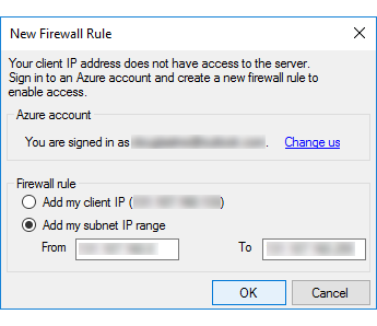 Captura de pantalla que muestra una regla de firewall para Stretch