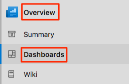 Screenshot of Azure Pipelines showing the location of the Dashboards menu item.