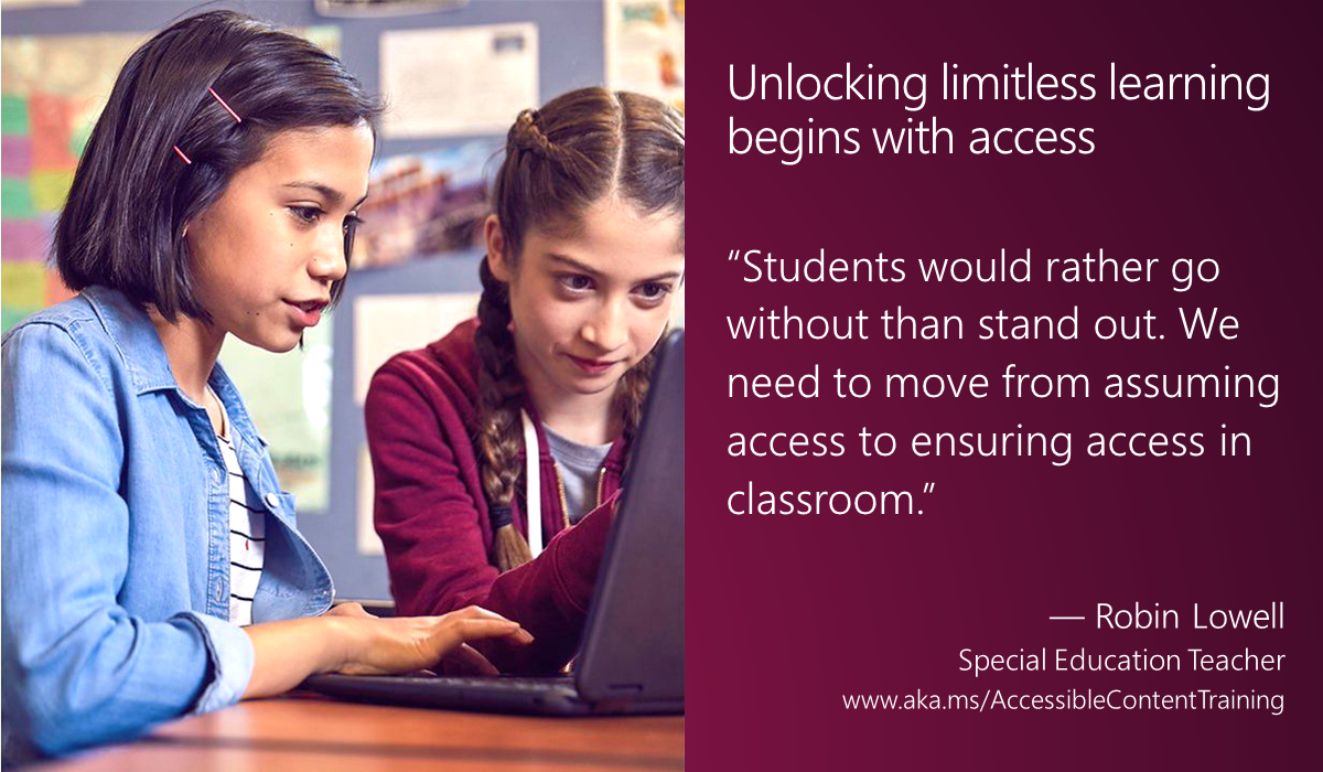 Los alumnos prefieren pasar desapercibidos. Debemos pasar de asumir el acceso a garantizar el acceso en las aulas.