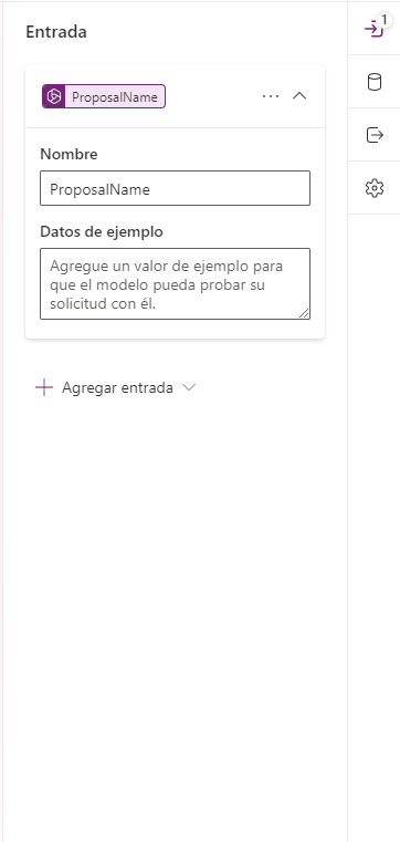 Captura de pantalla de los ajustes de la solicitud