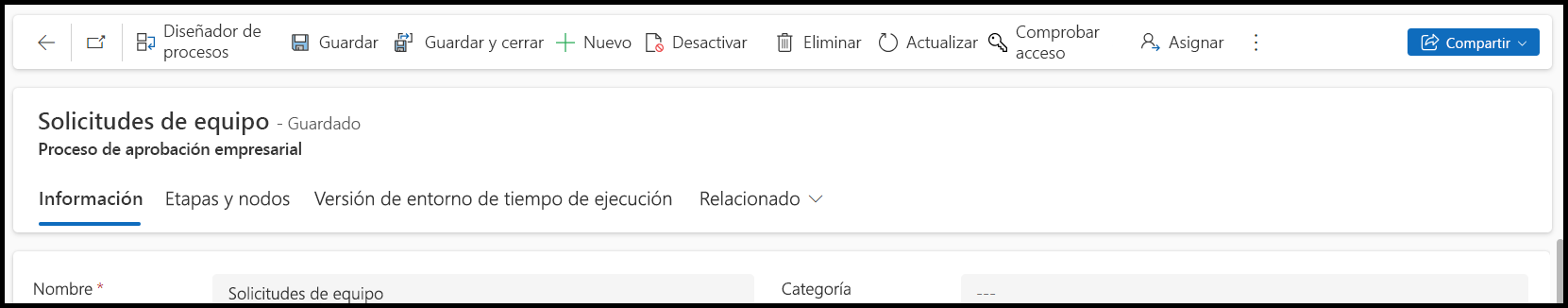 Captura de pantalla de la vista 