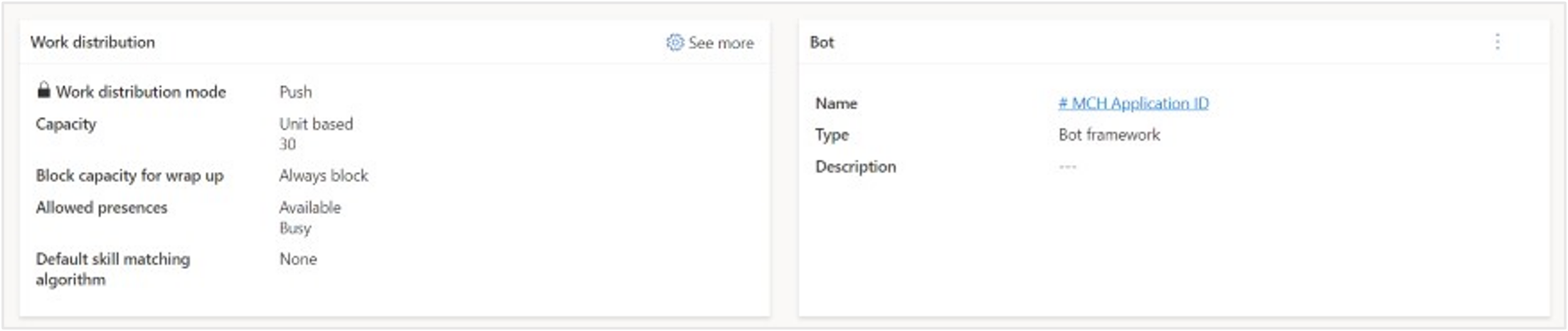 Screenshot of the Show advanced settings selection in the lower-left corner of the Workstream page.
