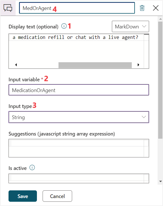 Screenshot of the details filled in for the user prompt with the Add Cards button highlighted.