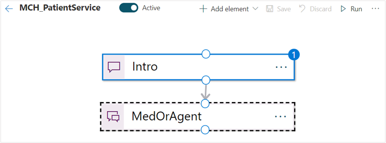 screenshot of the navigation bar with the Run option selected.