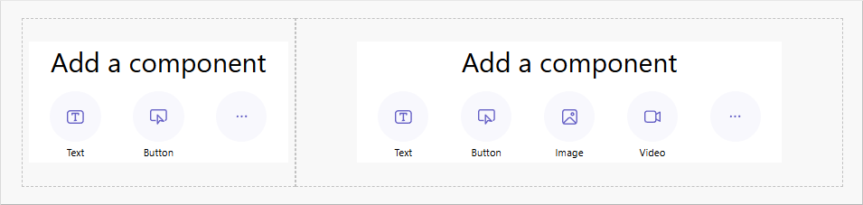 Captura de pantalla con la selección de diseño
