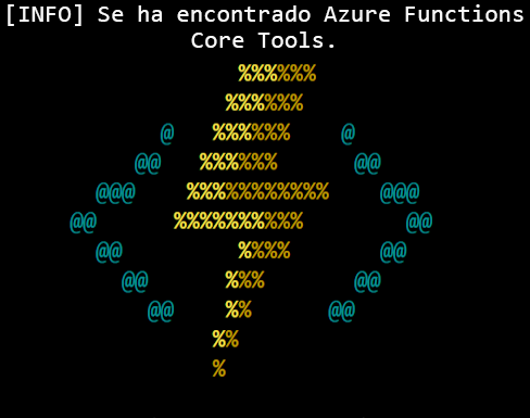 Image showing the Azure Function Core tools logo.
