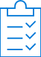 An icon representing a clipboard with a checklist.