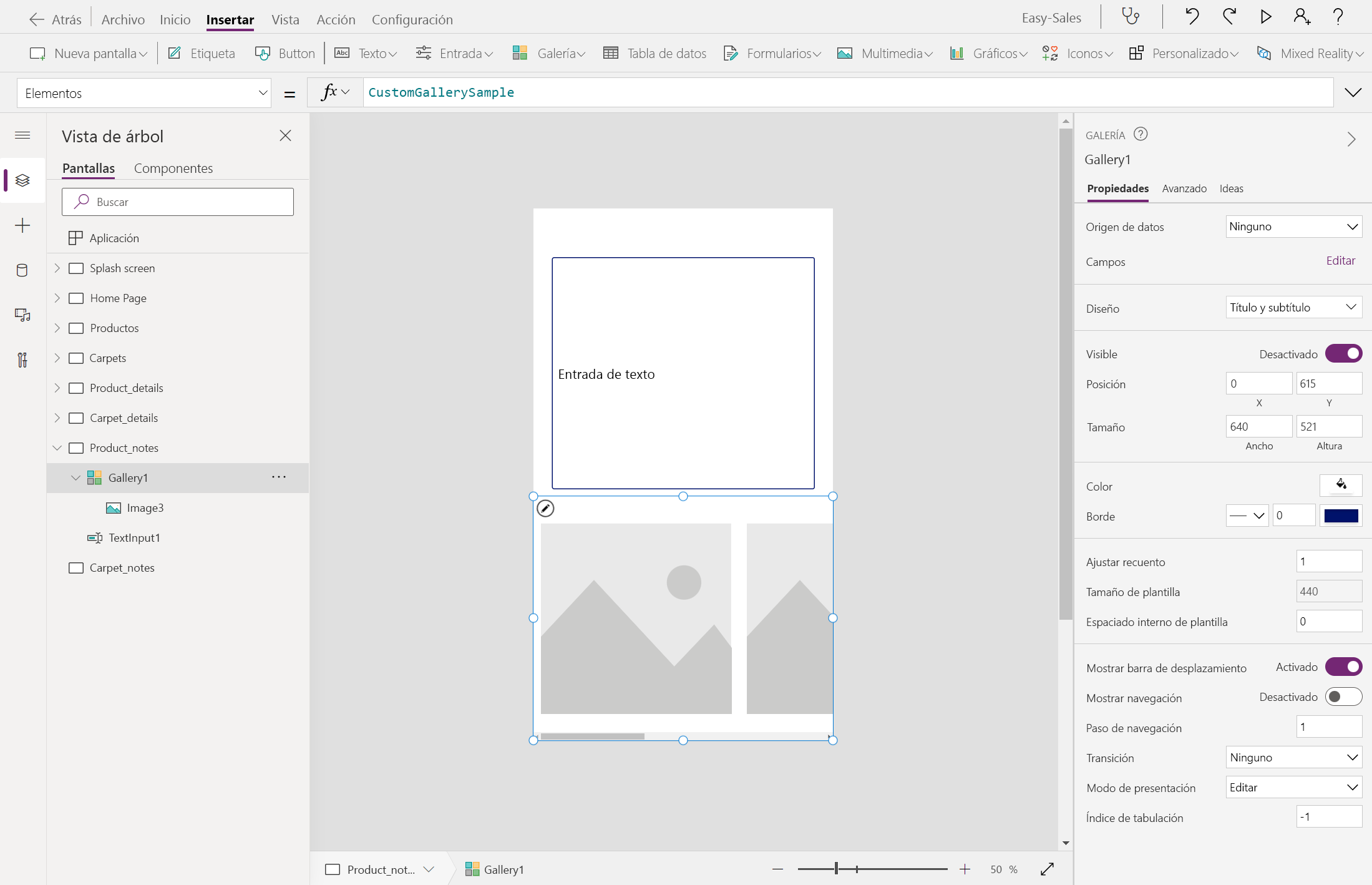 Captura de pantalla de conservación de solo la imagen en la galería.