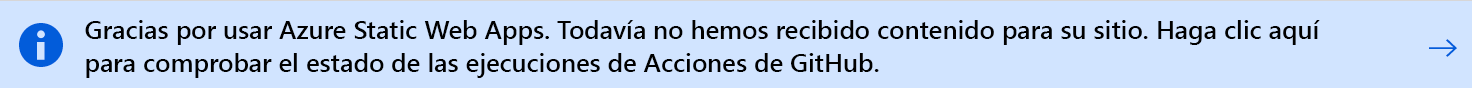 Captura de pantalla que muestra cómo ver el progreso del flujo de trabajo de GitHub Actions.