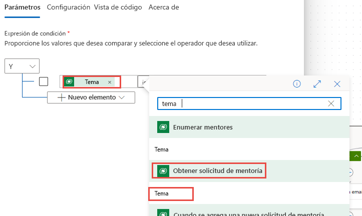 Captura de pantalla con el tema seleccionado
