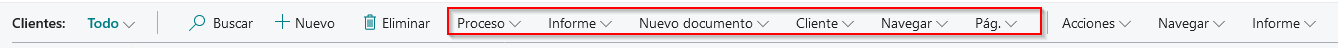 Captura de pantalla que muestra algunas acciones promocionadas en una página