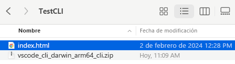 Captura de pantalla de un archivo comprimido.