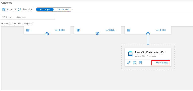 Screenshot of the view details for a Microsoft Purview scan.