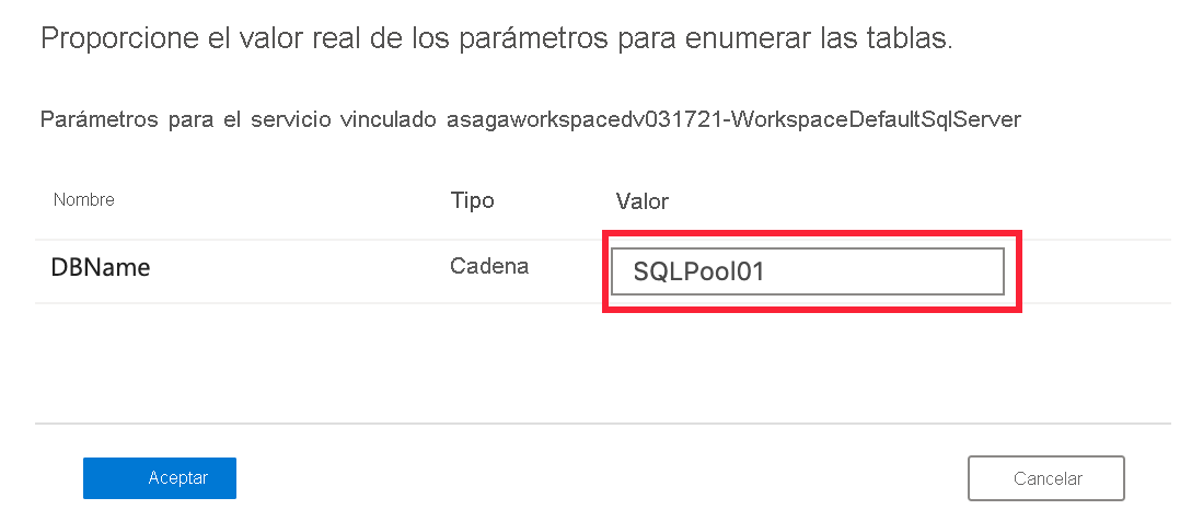 The SQLPool01 parameter is highlighted.