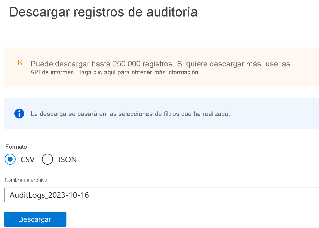 Screenshot of the Download data. Get the data in a CSV or JSON file to help you work offline.