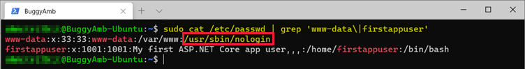 Captura de pantalla del comando sudo cat grep.
