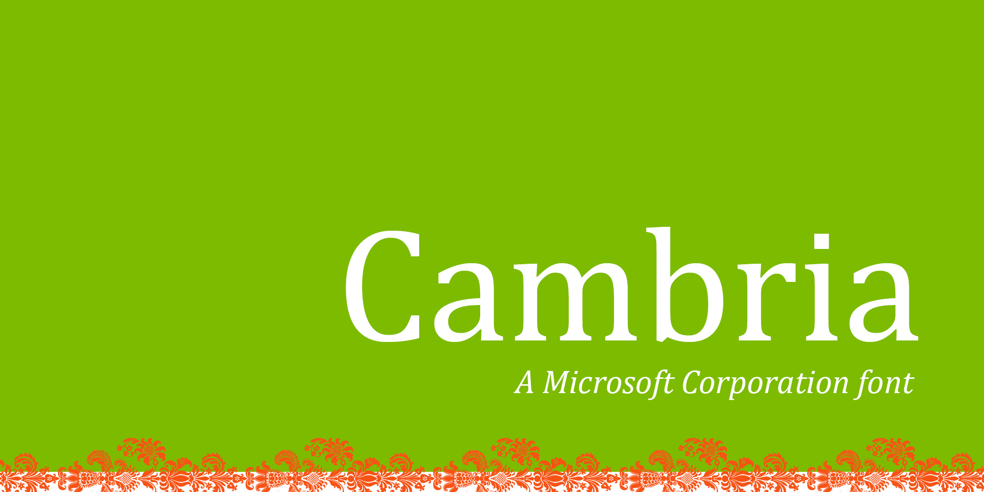 Cambria Poster 1