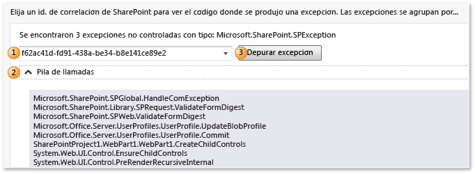 SharePointUnhandledExceptions_IntelliTrace IntelliTrace log - SharePoint unhandled exceptions