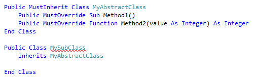 Código resaltado VB