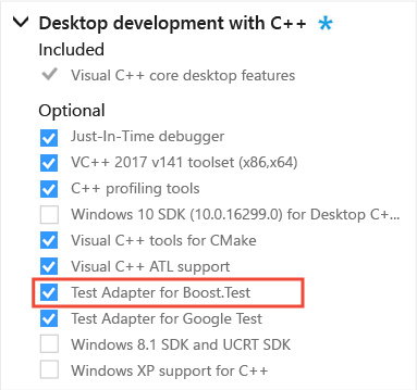 Test Adapter para Boost.Test
