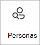 Captura de pantalla del icono de la tarjeta de Personas.