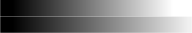 Dos imágenes que comparan la interpretación incorrecta y correcta del contenido de YUV de rango extendido en formato RGB.