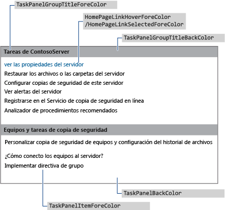 Windows SBS Dashboard Task Pane