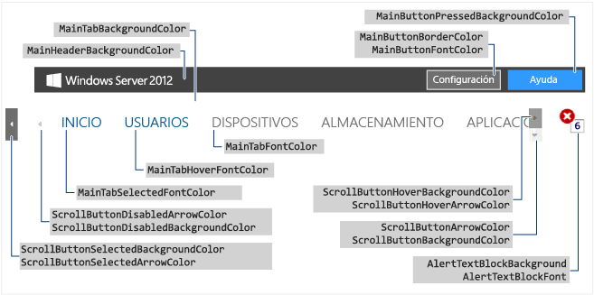 Windows Server Essentials Navigation Pane